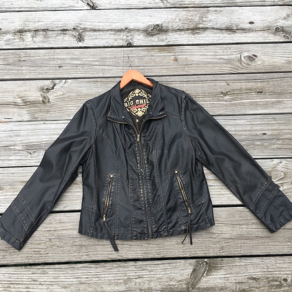 Big Chill faux leather jacket